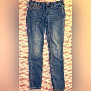 True Religion Blue Skinny Jeans